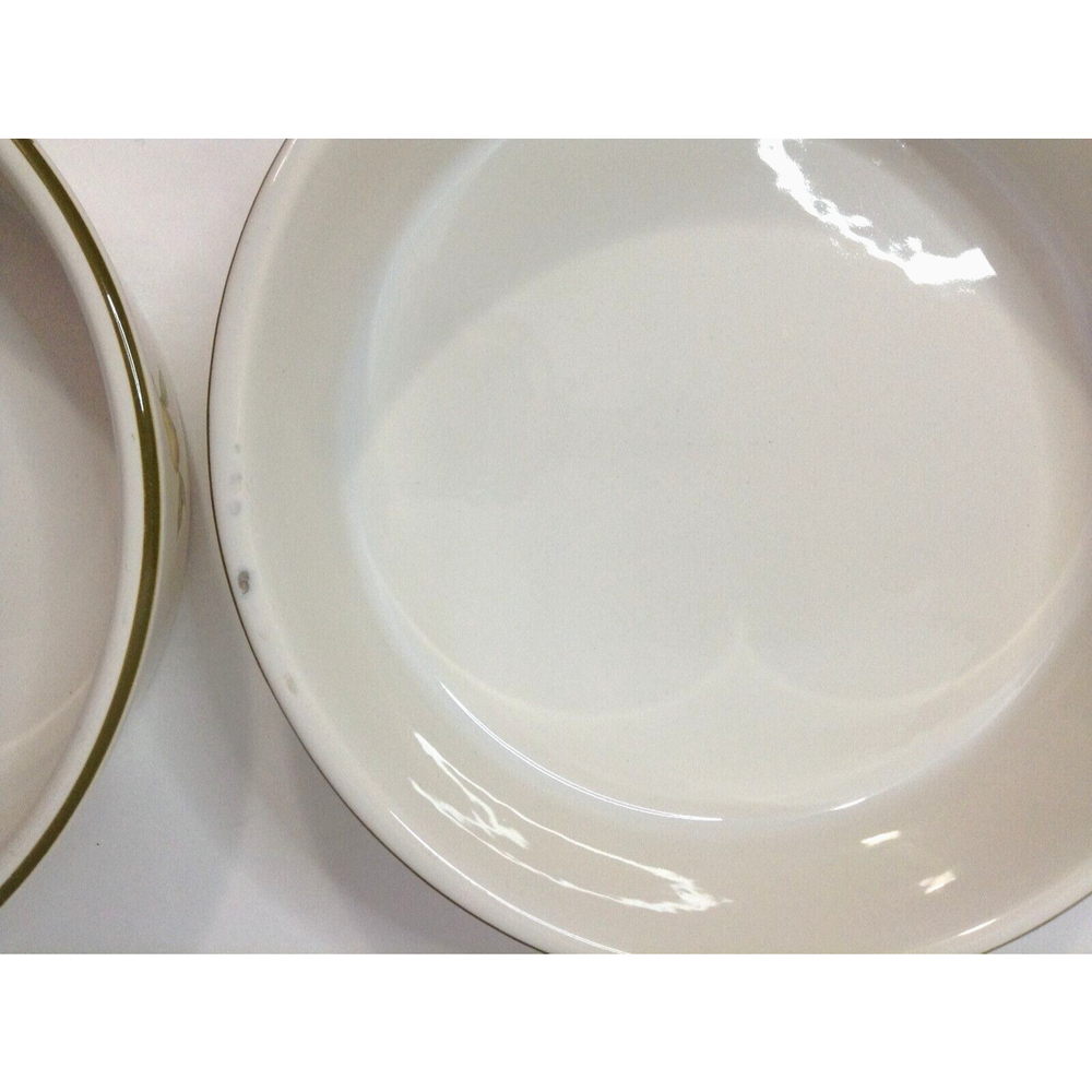 2 Wedgwood Fruit Dessert Sauce Bowls Quiche Stoneware Approximate 6 3/4"x1 6/8" - Picture 4 of 11